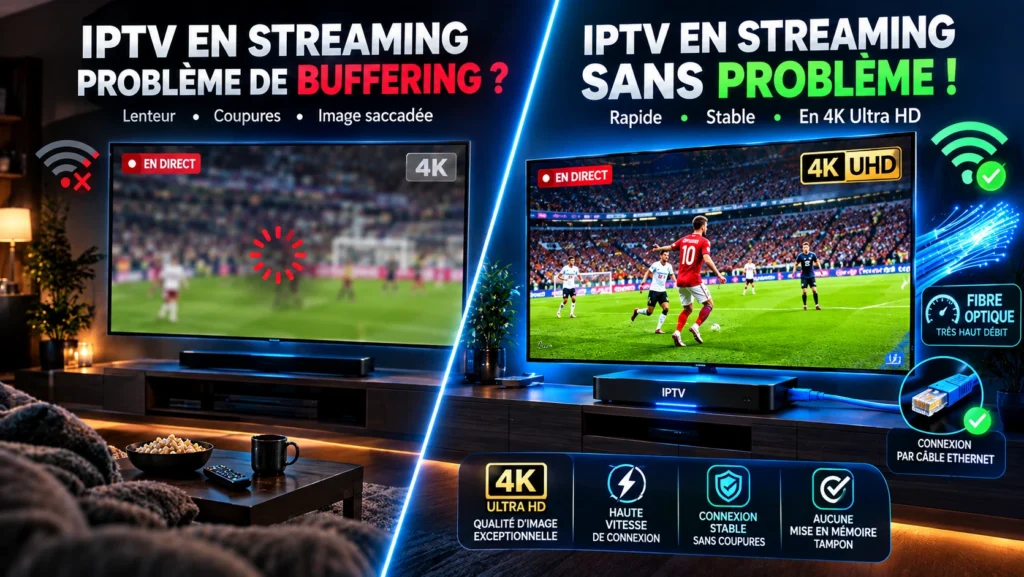 Solution pour résoudre le problème de buffering et coupures sur Iron TV Pro